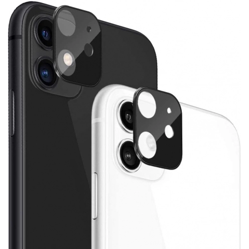 Apple iPhone 11 Metal Kamera Koruyucu CP-02 - Siyah