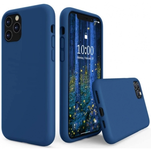 Apple iPhone 11 Pro Kılıf İçi Kadife Mat Yüzey LSR Serisi Kapak - Lacivert