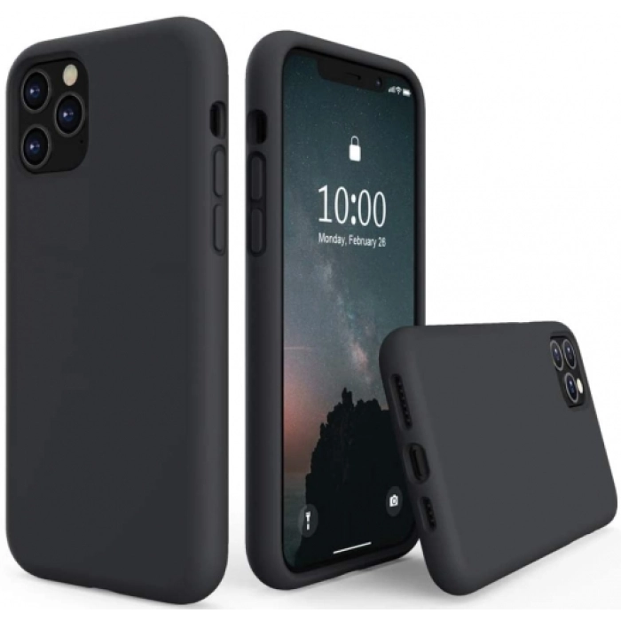 Apple iPhone 11 Pro Kılıf İçi Kadife Mat Yüzey LSR Serisi Kapak - Siyah