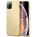 Apple iPhone 11 Pro Kılıf İnce Soft Mat Renkli Esnek Silikon Kapak - Gold