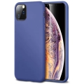 Apple iPhone 11 Pro Kılıf İnce Soft Mat Renkli Esnek Silikon Kapak - Lacivert