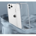 Apple iPhone 11 Pro Kılıf Korumalı Kenarları Silikon Arkası Sert Coss Kapak  - Şeffaf