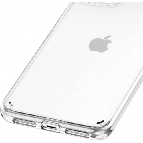 Apple iPhone 11 Pro Kılıf Korumalı Kenarları Silikon Arkası Sert Coss Kapak - Şeffaf