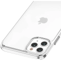 Apple iPhone 11 Pro Kılıf Korumalı Kenarları Silikon Arkası Sert Coss Kapak  - Şeffaf