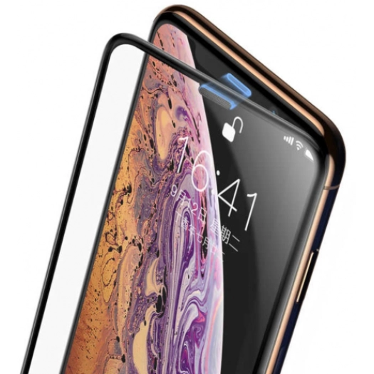 Apple iPhone 11 Pro Max Kırılmaz Cam Ekran Koruyucu Anti-Dust Ahize Toz Önleyicili