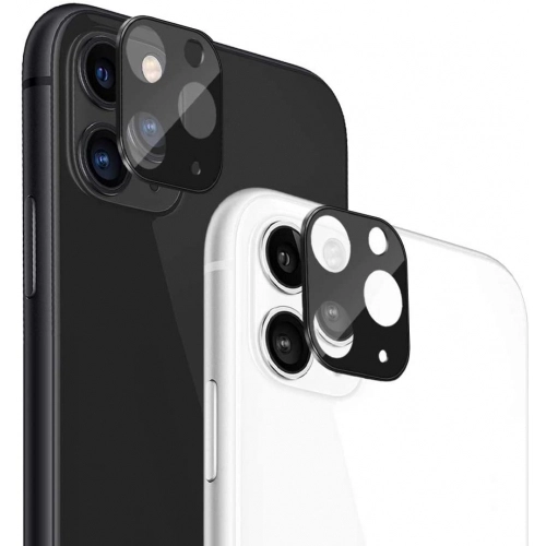 Apple iPhone 11 Pro Metal Kamera Koruyucu  CP-02 - Siyah
