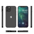 Apple iPhone 12 Mini (5.4) Kılıf Kamera Korumalı Esnek Silikon Kapak - Şeffaf