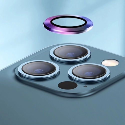 Apple iPhone 12 (6.1) Kamera Lens Koruyucu CL-02 - Renkli