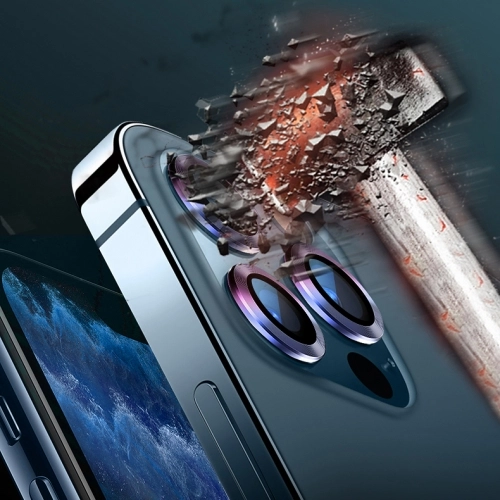 Apple iPhone 12 (6.1) Kamera Lens Koruyucu CL-02 - Renkli