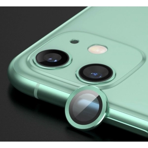 Apple iPhone 12 (6.1) Kamera Lens Koruyucu CL-02 - Yeşil