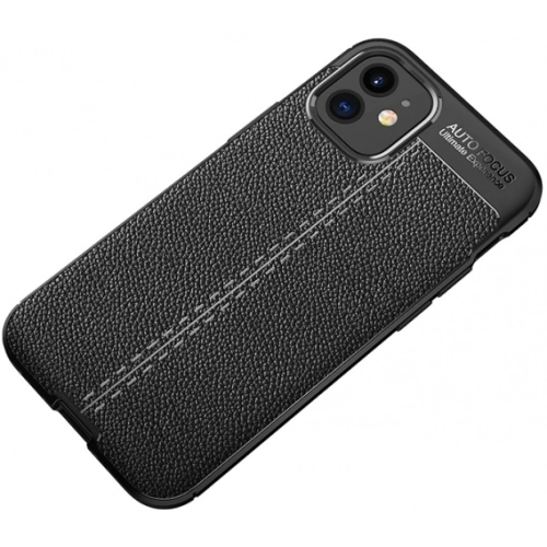 Apple iPhone 12 Mini (5.4) Kılıf Silikon Parmak İzi Bırakmayan Karbon Soft Negro Kapak - Siyah