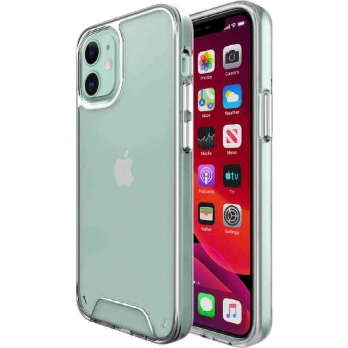 Apple iPhone 12 Mini (5.4) Kılıf Clear Guard Serisi Gard Kapak - Şeffaf
