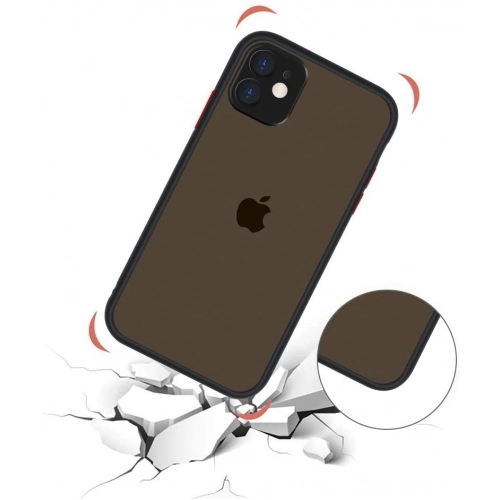 Apple iPhone 12 Mini (5.4) Kılıf Kamera Korumalı Arkası Şeffaf Mat Silikon Kapak - Turkuaz