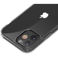 Apple iPhone 12 Mini (5.4) Kılıf Korumalı Kenarları Silikon Arkası Sert Coss Kapak  - Şeffaf