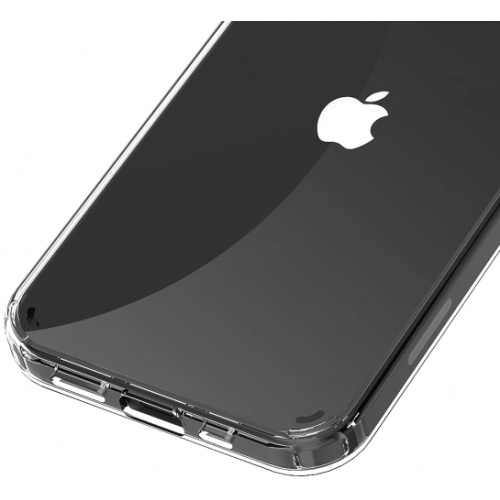 Apple iPhone 12 Mini (5.4) Kılıf Korumalı Kenarları Silikon Arkası Sert Coss Kapak - Şeffaf