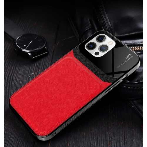 Apple iPhone 12 Pro (6.1) Kılıf Deri Görünümlü Emiks Kapak - Mavi