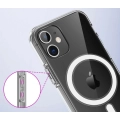 Apple iPhone 12 Pro (6.1) Kılıf MagSafe Wireless Şarj Kapak Köşeleri Airbag - Şeffaf