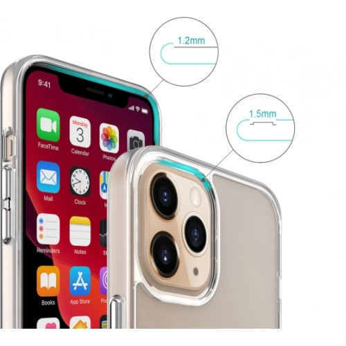 Apple iPhone 12 Pro Max (6.7) Kılıf Clear Guard Serisi Gard Kapak - Şeffaf