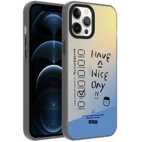 Apple iPhone 12 Pro Max (6.7) Kılıf Desenli Zore Dragon Sert Kapak - Have