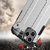 Apple iPhone 12 Pro Max (6.7) Kılıf Zırhlı Tank Crash Silikon Kapak - Gümüş