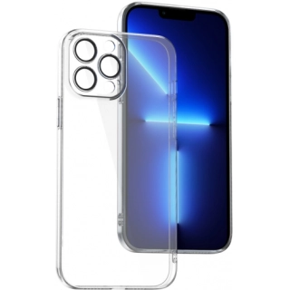 Apple iPhone 12 Pro Max (6.7) Kılıf Kamera Lens Korumalı Esnek Şeffaf Fizy Kapak