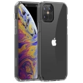 Apple iPhone 12 Pro Max (6.7) Kılıf Korumalı Kenarları Silikon Arkası Sert Coss Kapak  - Şeffaf