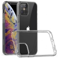 Apple iPhone 12 Pro Max (6.7) Kılıf Korumalı Kenarları Silikon Arkası Sert Coss Kapak  - Şeffaf