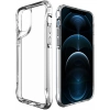 Apple iPhone 12 Pro Max (6.7) Kılıf Şeffaf TPU Kenarları Esnek Crystal T-Max Kapak - Şeffaf