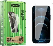 Apple iPhone 12 Pro Max Go Des Parmak İzi Bırakmayan 9H Oleofobik Bom Glass Ekran Koruyucu 10'lu Paket - Şeffaf