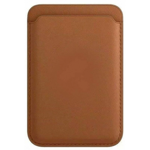 Apple iPhone 12 ve 13 Serisi Kartlık Cardsafe Mıknatıslı - Kahverengi