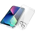 Apple iPhone 13 (6.1) Kılıf Kamera Lens Korumalı Esnek Şeffaf Fizy Kapak