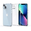 Apple iPhone 13 (6.1) Kılıf Kamera Lens Korumalı Esnek Şeffaf Fizy Kapak