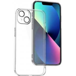 Apple iPhone 13 (6.1) Kılıf Kamera Lens Korumalı Esnek Şeffaf Fizy Kapak