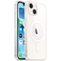Apple iPhone 13 (6.1) Kılıf MagSafe Wireless Şarj Kapak Köşeleri Airbag - Şeffaf