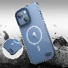 Apple iPhone 13 (6.1) Kılıf Magsafe Şarj Özellikli Youngkit Coloured Glaze Serisi Kapak - Mavi