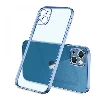 Apple iPhone 13 (6.1) Kılıf Renkli Mat Esnek Kamera Korumalı Silikon G-Box Kapak - Lacivert