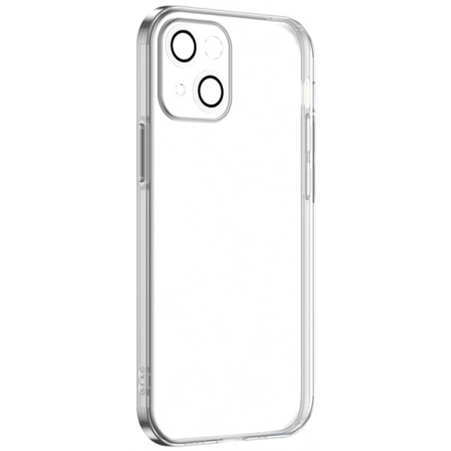 Apple iPhone 13 (6.1) Kılıf Zore Şeffaf Lens Kamera Korumalı Krep Kapak - Şeffaf
