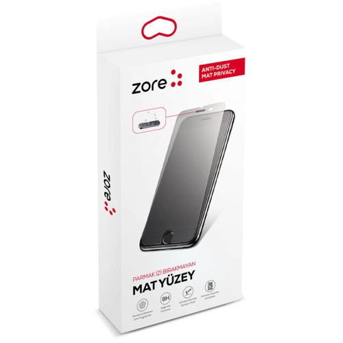 Apple iPhone 13 (6.1) Kırılmaz Cam Karartmalı Hayalet Toz Önleyicili Privacy Ekran Koruyucu