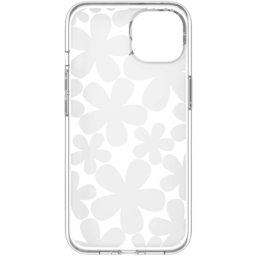 Apple iPhone 13 Çift IMD Baskılı Switcheasy Artist Fleur Kapak - Şeffaf