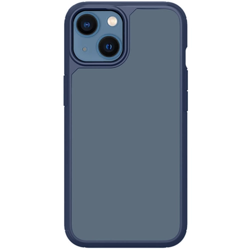 Apple iPhone 13 (6.1) Kılıf Airbagli TPU Kenar Mat Arka Yüzey Recci Jazz Serisi Kapak - Mavi