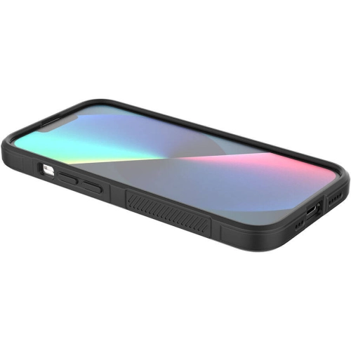 Apple iPhone 13 (6.1) Kılıf Esnek TPU Oyuklu Arka Yüzey Tasarımlı Zore Etnik Silikon Kapak - Kırmızı