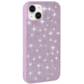 Apple iPhone 13 Kılıf Parlak Taşlı Tasarım Zore Pırlanta Kapak - Lila