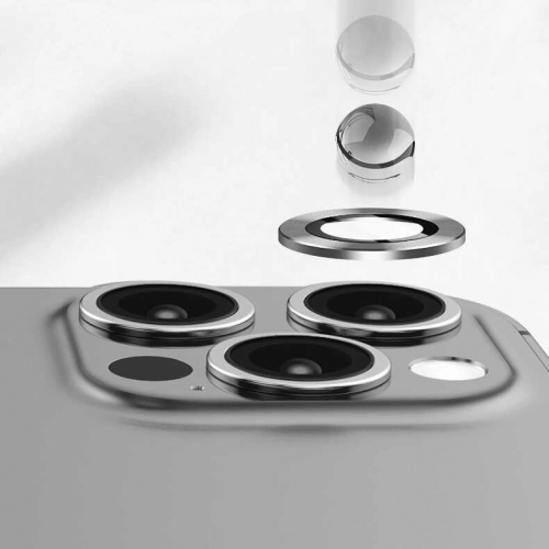 Apple iPhone 13 Mini (5.4) Kamera Lens Koruyucu CL-02 - Siyah