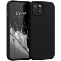 Apple iPhone 13 Mini (5.4) Kılıf İnce Soft Mat Renkli Esnek Silikon Kapak - Siyah