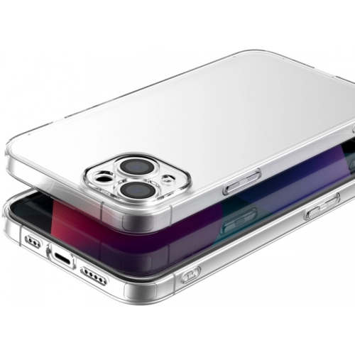 Apple iPhone 13 Mini (5.4) Kılıf Kamera Lens Korumalı İnce Esnek Süper Silikon 0.3mm - Şeffaf