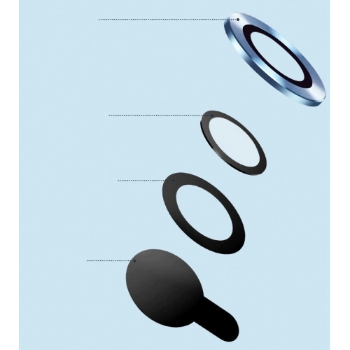 Apple iPhone 13 Pro (6.1) Kamera Lens Koruyucu CL-02 - Gold