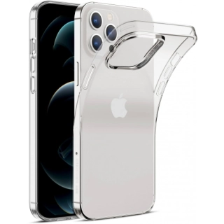 Apple iPhone 13 Pro (6.1) Kılıf Kamera Korumalı Esnek Silikon Kapak - Şeffaf