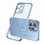 Apple iPhone 13 Pro (6.1) Kılıf Renkli Mat Esnek Kamera Korumalı Silikon G-Box Kapak - Lacivert