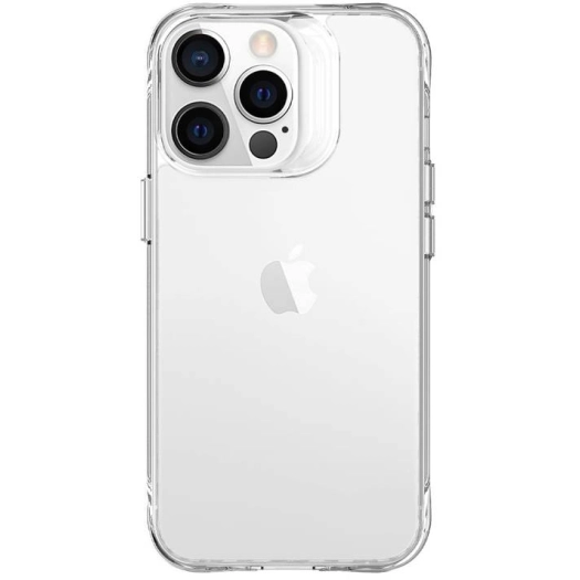 Apple iPhone 13 Pro (6.1) Kılıf Zore Şeffaf Ultra İnce Airbag Tasarımlı Okka Kapak - Şeffaf