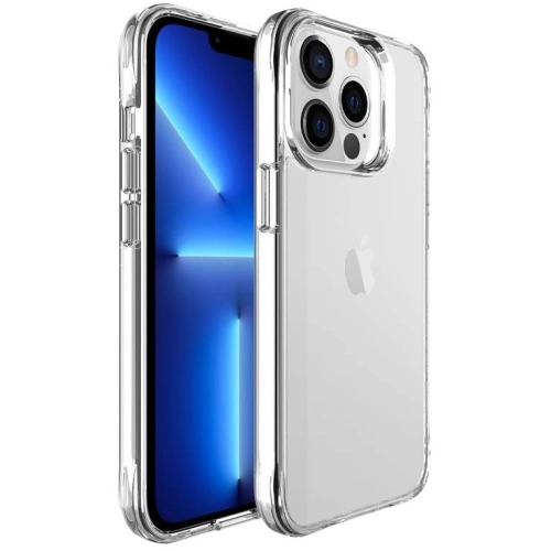 Apple iPhone 13 Pro (6.1) Kılıf Zore Şeffaf Ultra İnce Airbag Tasarımlı Okka Kapak - Şeffaf